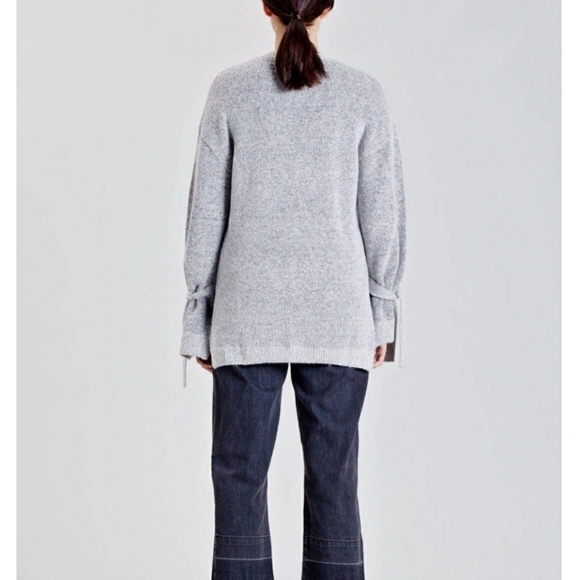 Native Youth Luna knitted sweater w/ tie sleeves - Picture 3 of 8